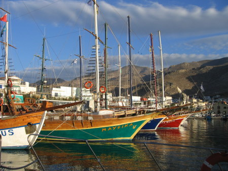im Hafen von Kalymnos