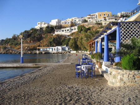 Strandrestaurant in Panteli auf Leros