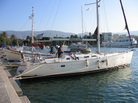 unsere Yacht in Kos