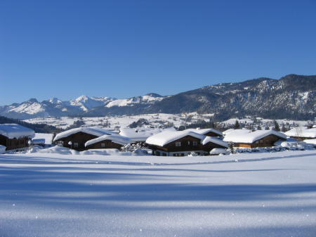 das verschneite Blindau