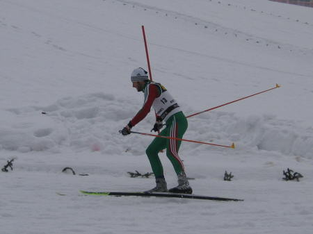 Langl�ufer im Rennen