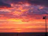 Sonnenaufgang auf der Ostsee